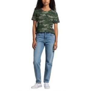 Old Navy Everywear Short Sleeve Printed Slub Camo Cotton Tee Shirt T-Shirt Top S